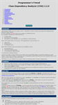 Mobile Screenshot of dependency-analyzer.org