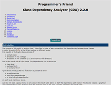 Tablet Screenshot of dependency-analyzer.org